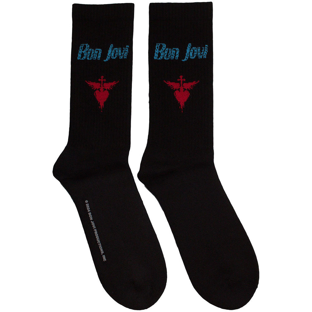 BON JOVI - Dagger Heart Blue Logo